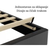  Versaj Bračni Krevet 216X164X108 cm - Crni + Forma Dušek za Bračni krevet 160x200 cm | Eponuda.com