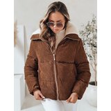 DStreet Kurtka damska zimowa TRENDYGLAM brązowa | Shoptok.si