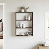  Zidna polica dimljeni hrast 43x9x60 cm konstruirano drvo | shoptok.hr