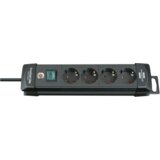 Brennenstuhl Extension Lead 4-fold Premium-Line 1,8m black | shoptok.hr