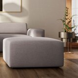 Rodier Siv žameten tabure Villet – | Shoptok.si