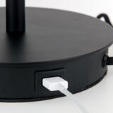 Orion LA 4-1205/1 - Stona lampa sa USB portom LUDWIG 1xE27/40W/230V crna | Eponuda.com