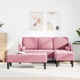  Set sofe 2 kom. Ružičasta Poliester | shoptok.hr