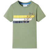 vidaXL Dječja majica kratkih rukava svijetla kaki 140 | shoptok.hr