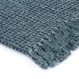vidaXL pamučni pokrivač 125 x 150 cm indigo plavi | shoptok.hr