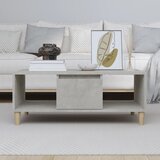  Stolić za kavu boja betona 90x50x36,5 cm konstruirano drvo | shoptok.hr