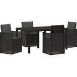  Vrtni set za objed s jastukom 5 pcs Antracit PP | shoptok.hr