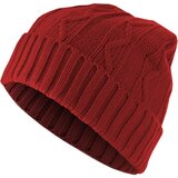 MSTRDS Beanie Cable Flap Beanie - Red | Shoptok.si