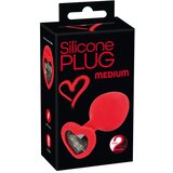 You2Toys Silicone Plug Heart Red Medium | shoptok.hr
