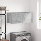  Zidni ormarić boja betona 80x36,5x35 cm od konstruiranog drva | shoptok.hr