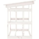  stojalo za drva belo 108x64,5x77 cm trdna borovina, (20722717) | Shoptok.si