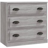 The Living Store Komoda siva sonoma 70x35,5x67,5 cm inženirski les - Komoda, (21503384) | Shoptok.si