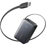 Anker Nano Power Bank 10000mAh 45W sa ugrađenim USB-C kablom na izvlačenje crni Cene