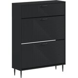  Ormar za cipele HAARLEM 78 x 24 x 103 cm Konstruirano drvo Crna - Crna | shoptok.hr