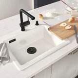 Blanco rešetkasta korpica za slivnik sa prelivnikom crna mat 239975 | Eponuda.com