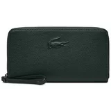Lacoste Velika ženska denarnica Large City Court leather Billfold NF4508IE Zelena