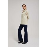 Marisse Sand Wide Turtleneck Sweatshirt | ePonuda.com