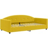  Dnevni krevet s madracem žuti 100 x 200 cm baršunasti | shoptok.hr