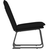  Ležaljka crna 52 x 75 x 76 cm od tkanine | shoptok.hr