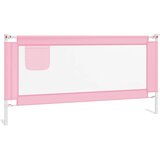  Sigurnosna ograda za dječji krevet ružičasta 180x25 cm tkanina | shoptok.hr