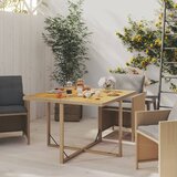  Vrtni stol bež 109 x 107 x 74 cm od poliratana i drva bagrema | Eponuda.com