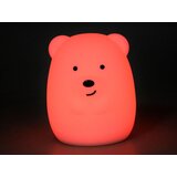  Silikonska LED noćna lampa medvjedić s daljinskim upravljačem, 9 boja | shoptok.hr