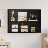  Polica za časopise s policom Zidne Crni hrast 100 x 12 x 70 cm | shoptok.hr