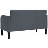  Dvosjed tamno sivi 109 cm baršun | Shoptok.si