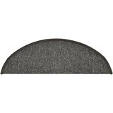  Prostirke za stepenice 15 kom 56x17x3 cm tamno sive poluokrugle | shoptok.hr