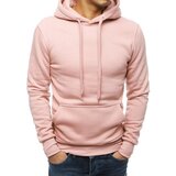DStreet Bluza męska z kapturem różowa | Shoptok.si