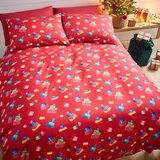 Catherine Lansfield Enojna posteljnina 135x200 cm Retro Santa – | Shoptok.si