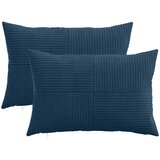  Presvlaka za jastuk 2 pcs ALMELO Mornarsko plava 30 x 50 cm Slike