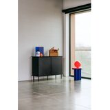 noo.ma Črna komoda z luknjo za kable 120x88x50 cm Suumo – | Shoptok.si