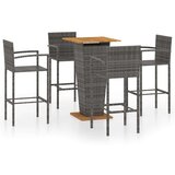  5-dijelni vrtni barski set sivi | shoptok.hr