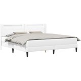  Okvir kreveta s madracem Bijela 200 x 200 cm Umjetna koža | shoptok.hr