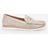 EVENTO Boto Women Moccasins Made Of Eco Leather Gold Bralithia | ePonuda.com