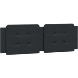 vidaXL Jastuk za uzglavlje crni 152 cm od umjetne kože | shoptok.hr