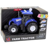  Traktor za igro Farm z zvočnimi in svetlobnimi učinki 1:36 - modra | Shoptok.si