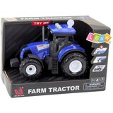 Traktor za igru Farm sa zvučnim i svjetlosnim efektima 1:36 - plavi | shoptok.hr