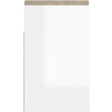 vidaXL klupa za cipele s jastukom sjajna bijela 104x30x49 cm iverica | shoptok.hr
