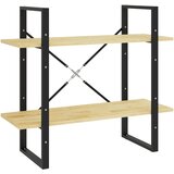 Furnova Knjižna omara 2-nadstropna 80x30x70 cm trdna borovina, (21932475) | Shoptok.si
