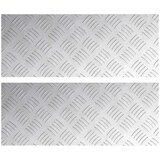  Stepenica Pravokutni 2 pcs Srebrno 50 x 20 cm Aluminij | shoptok.hr