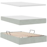  LED krevet za pohranu s madracem Svjetlosiva 120 x 200 cm | shoptok.hr