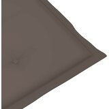  Sklopive stolice na razvlačenje, 4 kom. s jastucima, masivno drvo akacije Tupe 120 x 50 x 3 cm | shoptok.hr