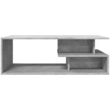  Stolić za kavu boja betona 102 x 55 x 35 cm konstruirano drvo | shoptok.hr