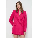 Luisa Spagnoli Lanen suknjič VELINA roza barva, 540685