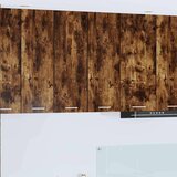 Viseći ormarić Riga Dimljeni hrast i bijela 30 x 31 x 80 cm Cijene