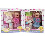 Magic Toys Quinbele Komplet majhne lutke s plenicami, obleko in dodatki V treh različicah | Shoptok.si