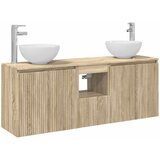  Set ormarića za kupaonicu 3 kom. Hrast sonoma | shoptok.hr