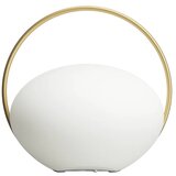 UMAGE Bela LED zatemnitvena namizna svetilka (višina 19 cm) Orbit – Cene